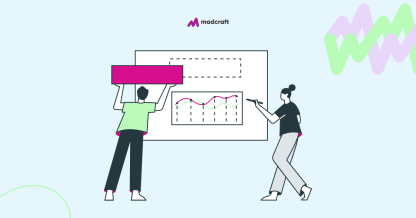 Madcraft illustration comparing SEQ vs. SUS metrics for impactful insights